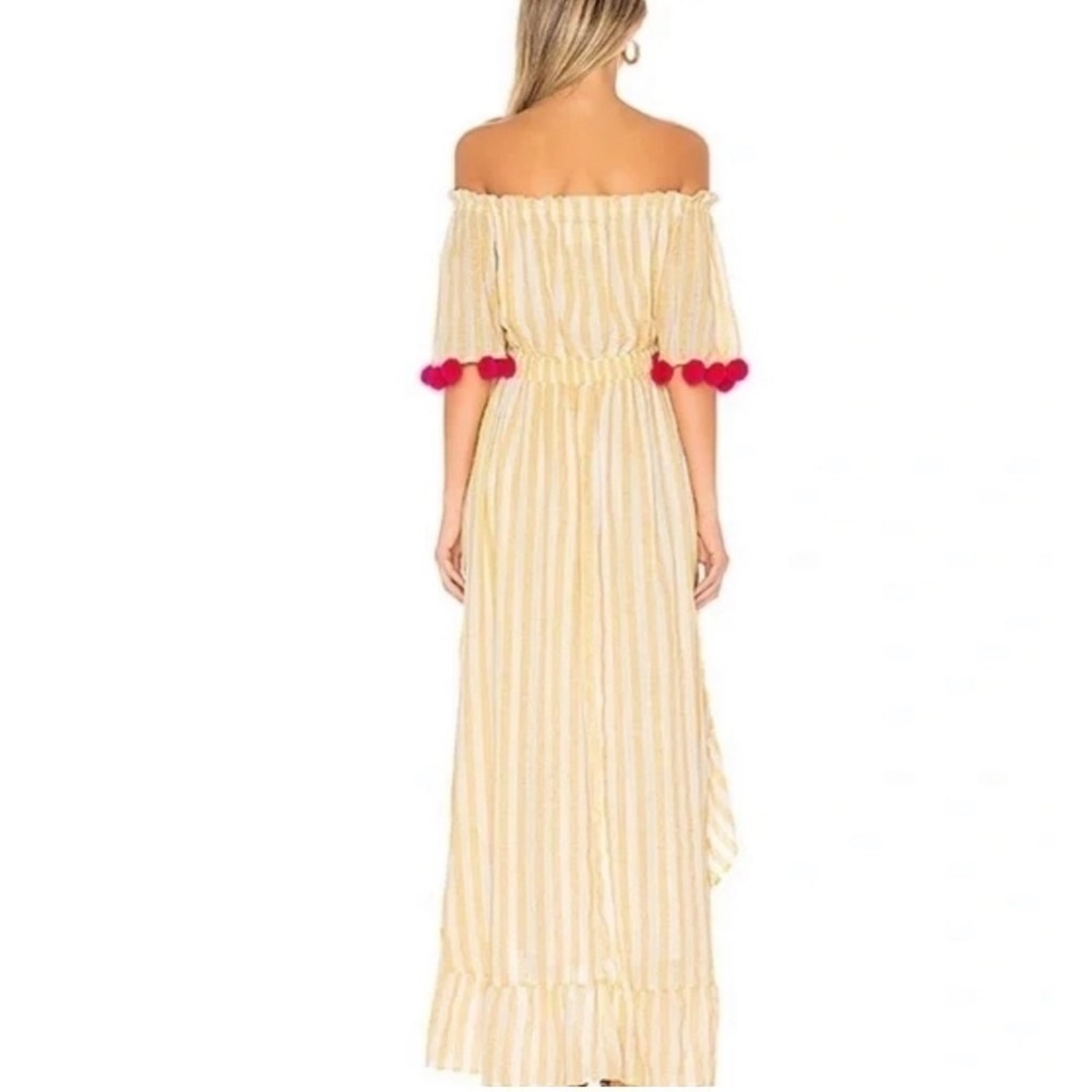 Sundress Alena striped Pom Pom high lo dress - Picture 14 of 14